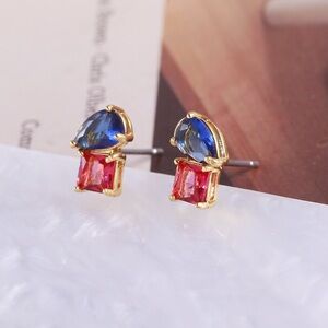 Kate Spade Mini Colorful Square Drop Earrings